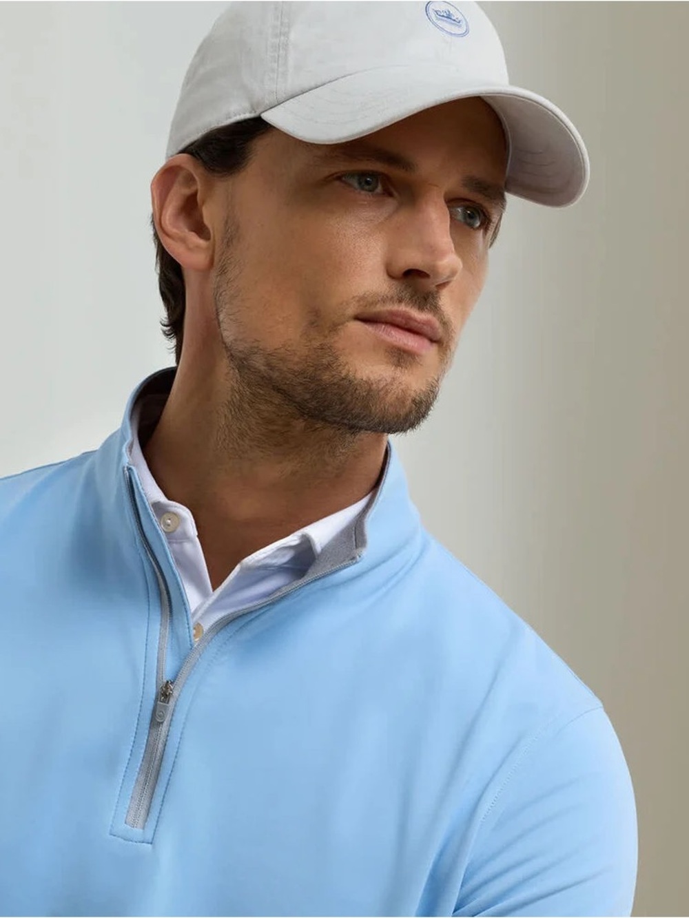 Peter Millar Valero Branded Quarter-Zip Pullover - Picture 5 of 10